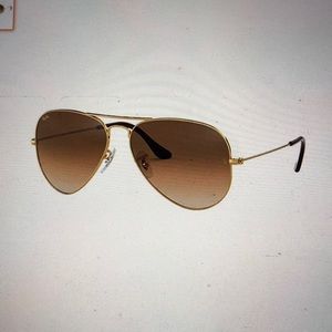 Ray Ban RB3025 Metal Aviator Sunglasses
